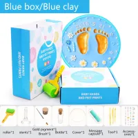 Toy Polymer Plasticine Polimer Clay Baby Handprint Footprint Photo Frame Diy Clay Mold Kit