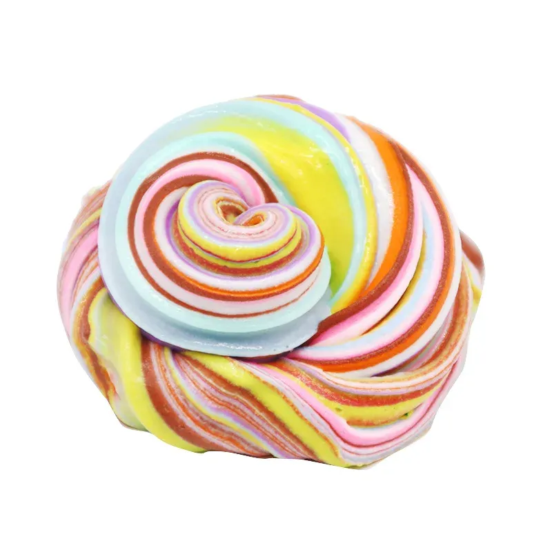 2020 Popularity Colorful Magic Changing DIY Fluffy Slime