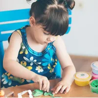 Super Light Cream Plasticine Polimero Non-toxic Color Magic Clay Kit Toy Oven Bake Polymer Sculpt Magic Clay Doll