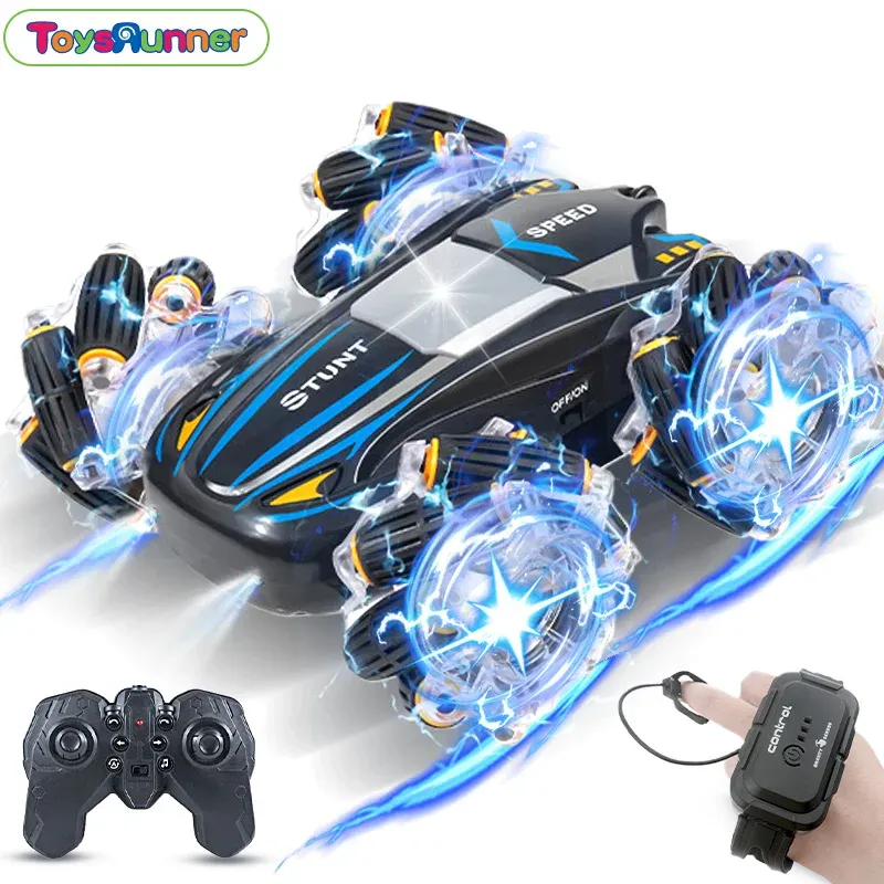 Watch Mini Remote Control Car Off-Road Big Toy Ic Robot Petrol Rc Gesture Sensing Remote Control Car for Kids