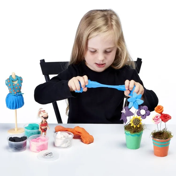 2021 Educational DIY Modeling Tools Soft Clay Kit Bar Soft Playdough Foam Set Accessories Air Dry Polymer Clay