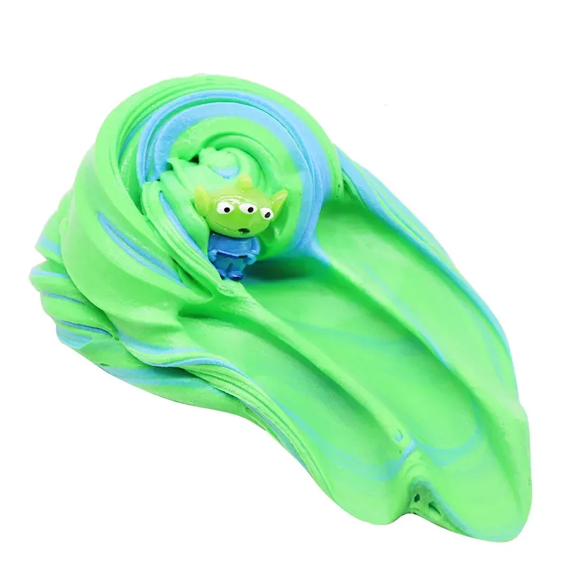 2019 Popularity Hot Sale Colorful Magic Changing Orange Donkey Fluffy Slime