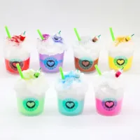 2019 Hot Sale Slime Colorful Magic Colorful Changing Cotton Slime