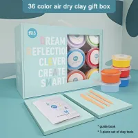 24/36 Colors Super Light Polymer Clay Non-toxic Plasticine Kids Toys Super Light Air Dry Clay