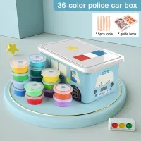 24/36 Colors Super Light Polymer Clay Non-toxic Plasticine Kids Toys Super Light Air Dry Clay