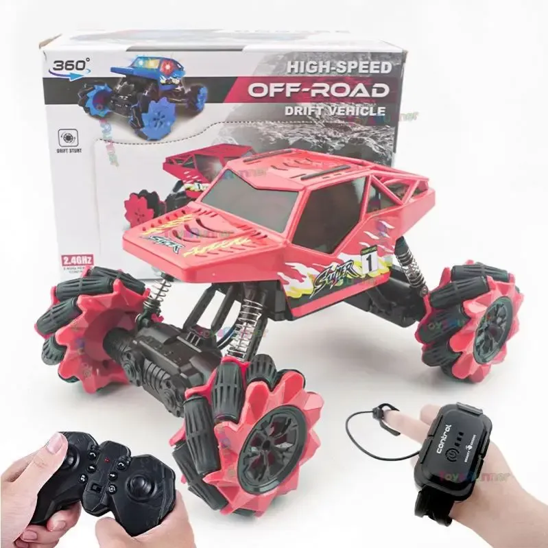 Rc Car Remote Control Truck Off Road Radio Toys Hand Gesture Watch Twisting Stunt Traxxas Monster Remote Control Truck