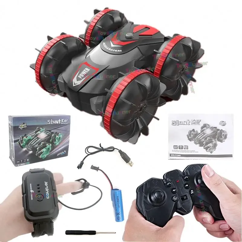 Mini Cheap Amphibious Atv Vehicle Land Water Waterproof Alloy Car Toy Hand Controlled Gesture Rc Car Amphibious Atv