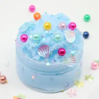 2019 Hot Sale Cream Clay Toys Colorful Glitter Accessories Safe Slime Toys