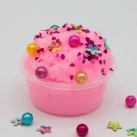 2019 Hot Sale Cream Clay Toys Colorful Glitter Accessories Safe Slime Toys