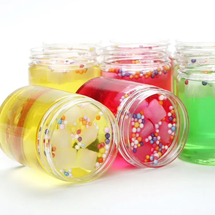 2019 Hot Sale Safe Kids Handwork Educational Toys Colorful Ball Coconut Crystal Slime