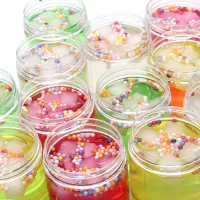 2019 Hot Sale Safe Kids Handwork Educational Toys Colorful Ball Coconut Crystal Slime