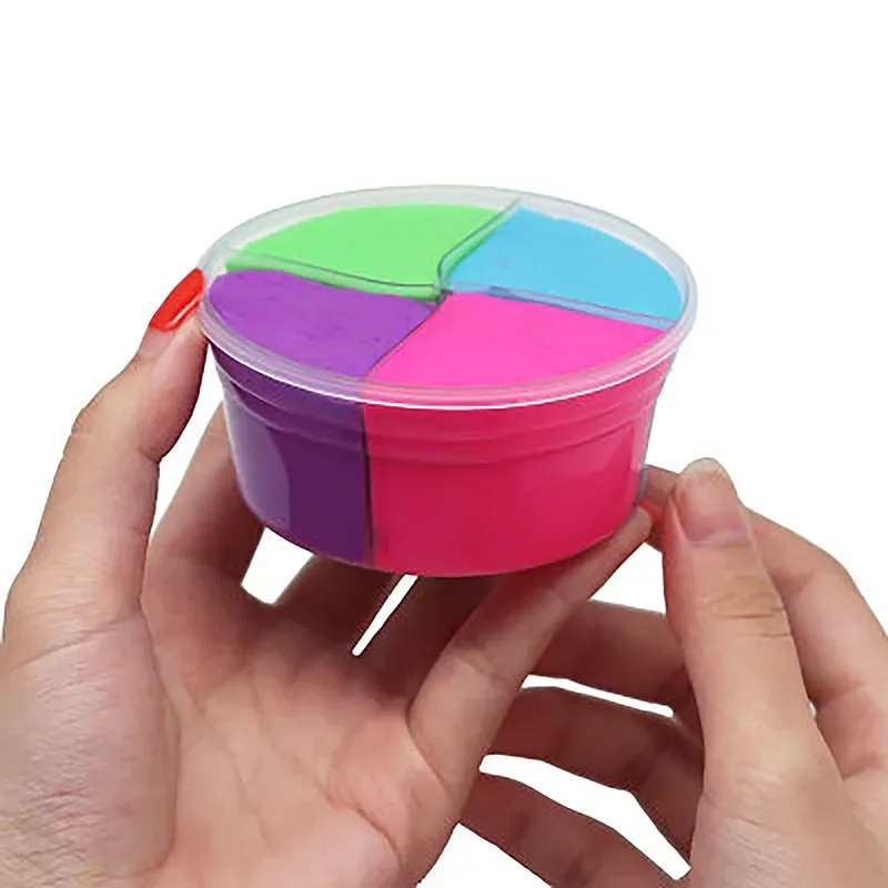 Toys 2019 Kids Bath Slime Funny Four Color Slime Playdough for Kids High Quality Slime
