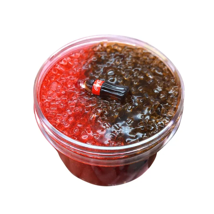 200ml Box Slime Crystal Clay Kids Educational Handwork Mix Color Ice Cola Slime Toy Set