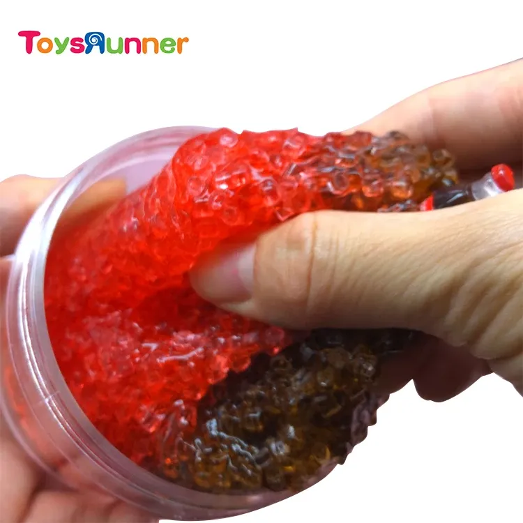 200ml Box Slime Crystal Clay Kids Educational Handwork Mix Color Ice Cola Slime Toy Set