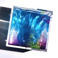 Hot Toys Kid Toy Ice Cream Slime Non Toxic Euducational Slime Mixed Cloud Grid Crystal clear Slime