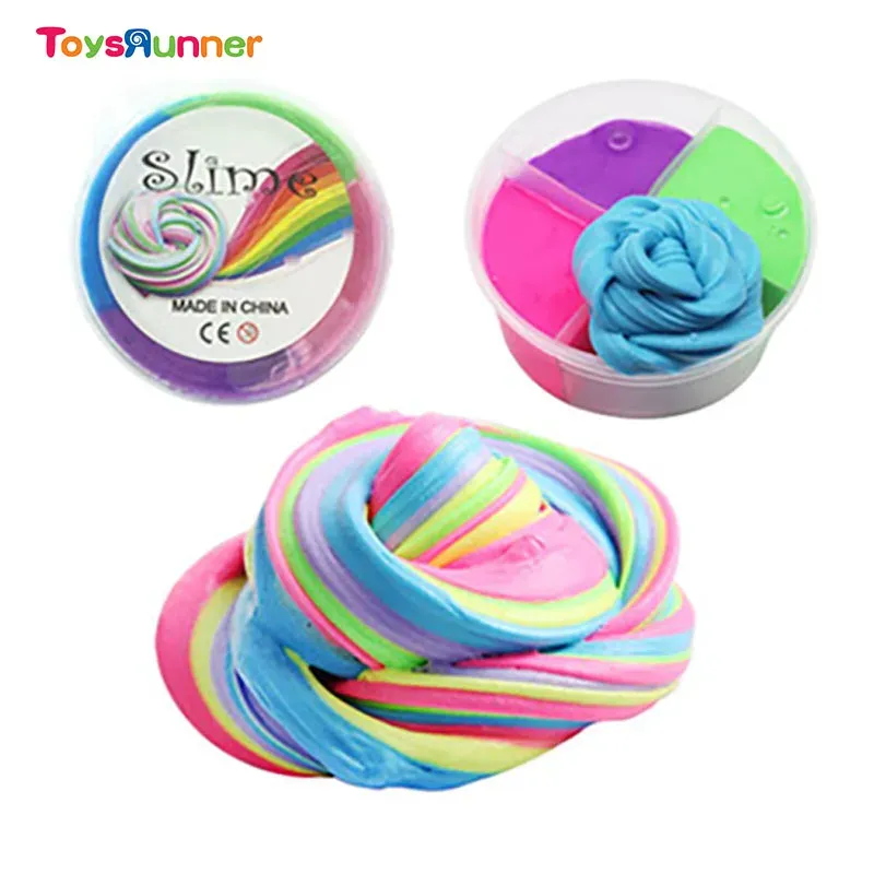 Toys 2019 Kid Toy Slime Activator Slime Surprise Four Color Playdough for Kids Clay