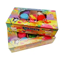 TOYSRUNNER Friendly Cooperation Eco Friendly Bulk Packing Play Dough Set Kids Color Mud Cutters Tools Container Clay Play Dough
