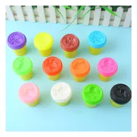 TOYSRUNNER Friendly Cooperation Eco Friendly Bulk Packing Play Dough Set Kids Color Mud Cutters Tools Container Clay Play Dough