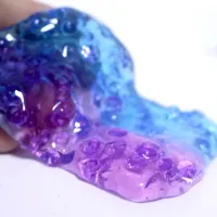 galaxy Lab Glacier Crystal Slime Barrel Change Color Oil clear Crazy Playdough Slime Putty Slime