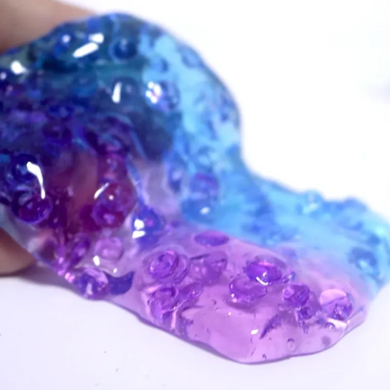 galaxy Lab Glacier Crystal Slime Barrel Change Color Oil clear Crazy Playdough Slime Putty Slime