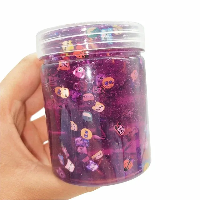 Good Stress Relief Children Slime Play Toys Colorful Fruit Crystal Slime Toys Kit
