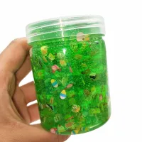 Good Stress Relief Children Slime Play Toys Colorful Fruit Crystal Slime Toys Kit