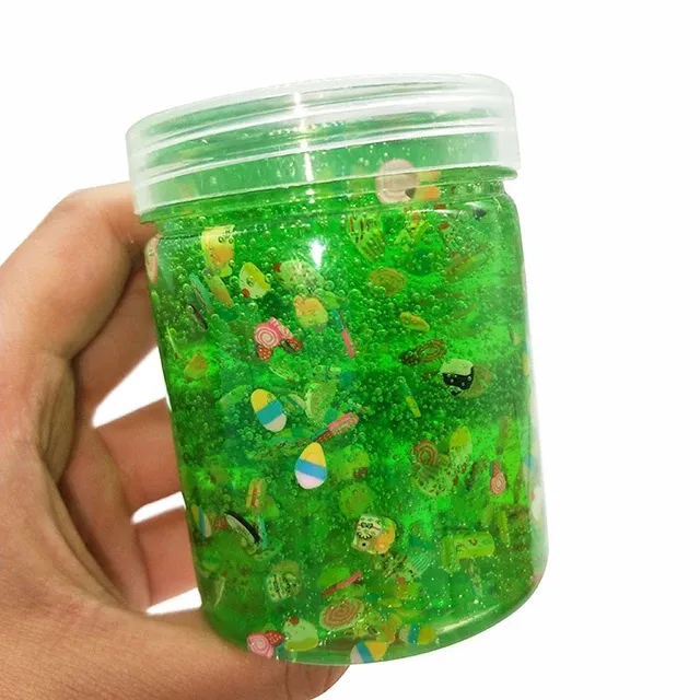 Good Stress Relief Children Slime Play Toys Colorful Fruit Crystal Slime Toys Kit