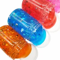 Good Stress Relief Children Slime Play Toys Colorful Fruit Crystal Slime Toys Kit