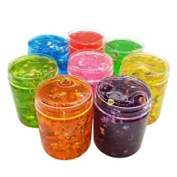 Good Stress Relief Children Slime Play Toys Colorful Fruit Crystal Slime Toys Kit