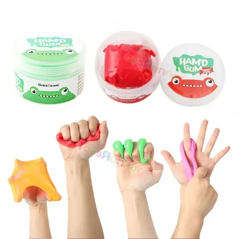 Playdough Slime Toys Supplies Activator Hand & Finger Variable Resistance Silicone Putty Slime for Kids