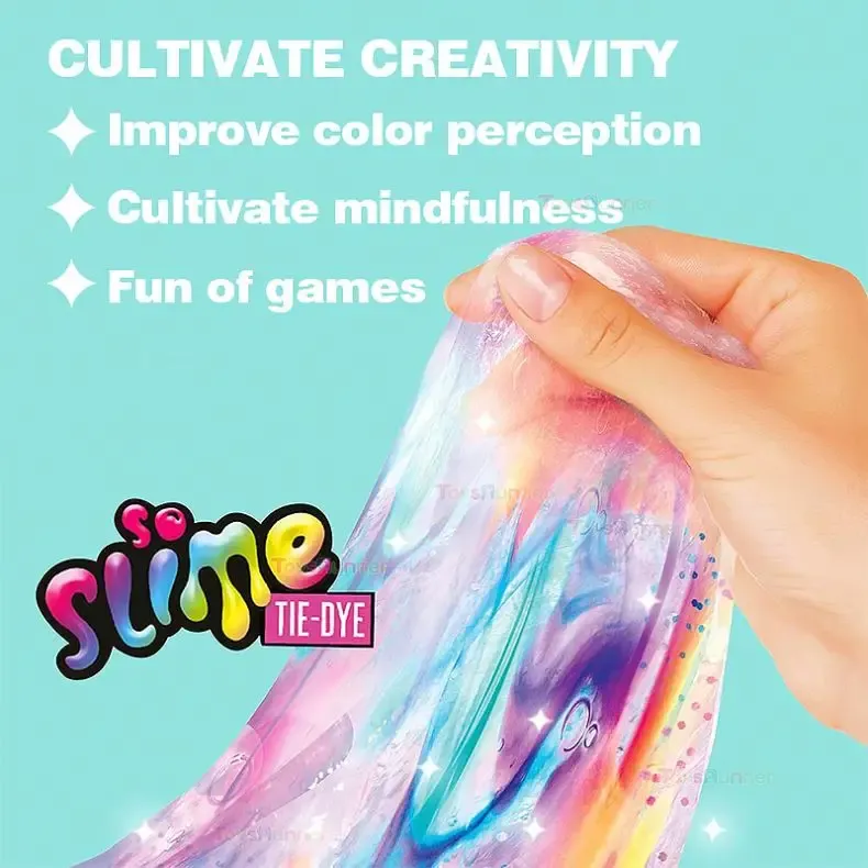 Bulk Clay Tie Dye Galaxy Slime Making Kit Machine Activator Products Jelly Charms Soft Slime for Children