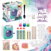 Bulk Clay Tie Dye Galaxy Slime Making Kit Machine Activator Products Jelly Charms Soft Slime for Children