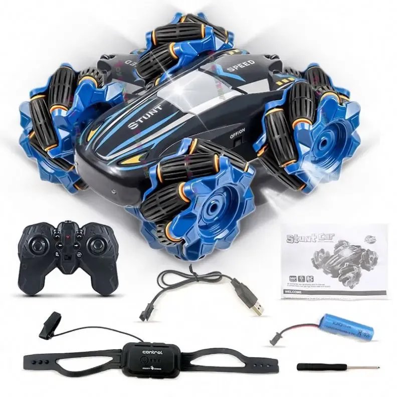 Rc Car 100 Km Speed Drift High Speed and Trucks Petrol Hand Gesture Watch Stunt Rc Car With Remote Control
