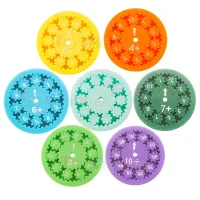 Fidget Digital Hand Stress Spinner Division and Multiplication Fidgets Relief Kids Toys Squeeze Fidget Spinner Custom