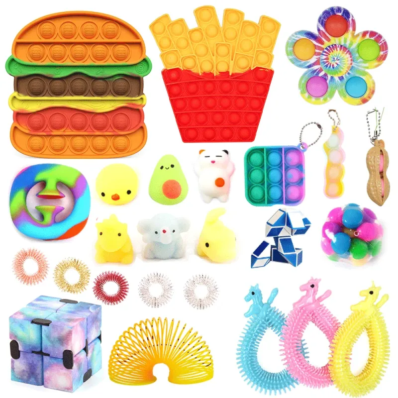 Fast Shipping 0083 New Design Sensory Toys Relieve Autism Occupational Therapy Hot Push Msxfs Toys Sensory