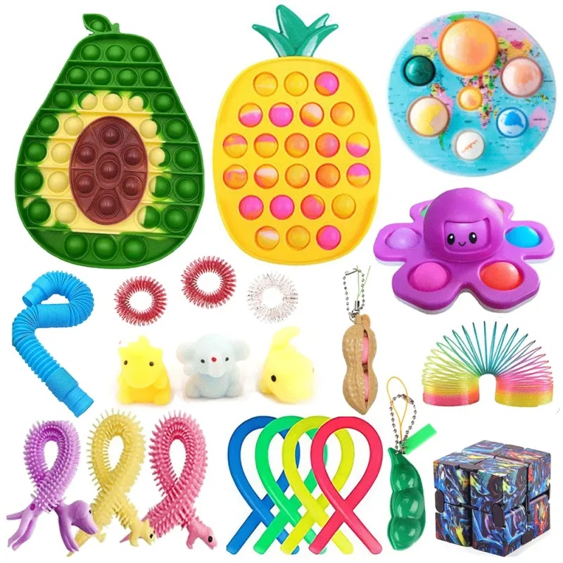 0096 Pop Push Montessori Education Sensory Toys Large Size Kids Learning Educational Materials Toys Sensory