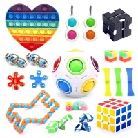 Prompt Delivery 0102 Fluffy Unicorn Stress Ball Boys Fidget Spinner Magnet Balls Cool Rabbit Round Switch Fidget Boys