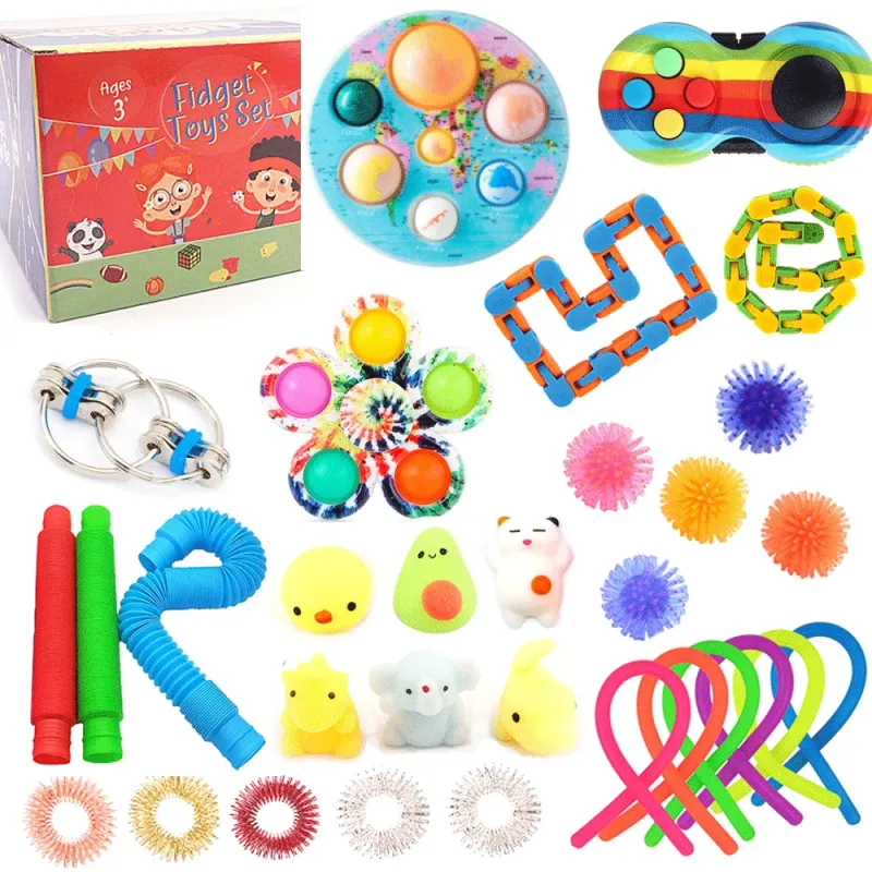 Prompt Delivery 0102 Fluffy Unicorn Stress Ball Boys Fidget Spinner Magnet Balls Cool Rabbit Round Switch Fidget Boys