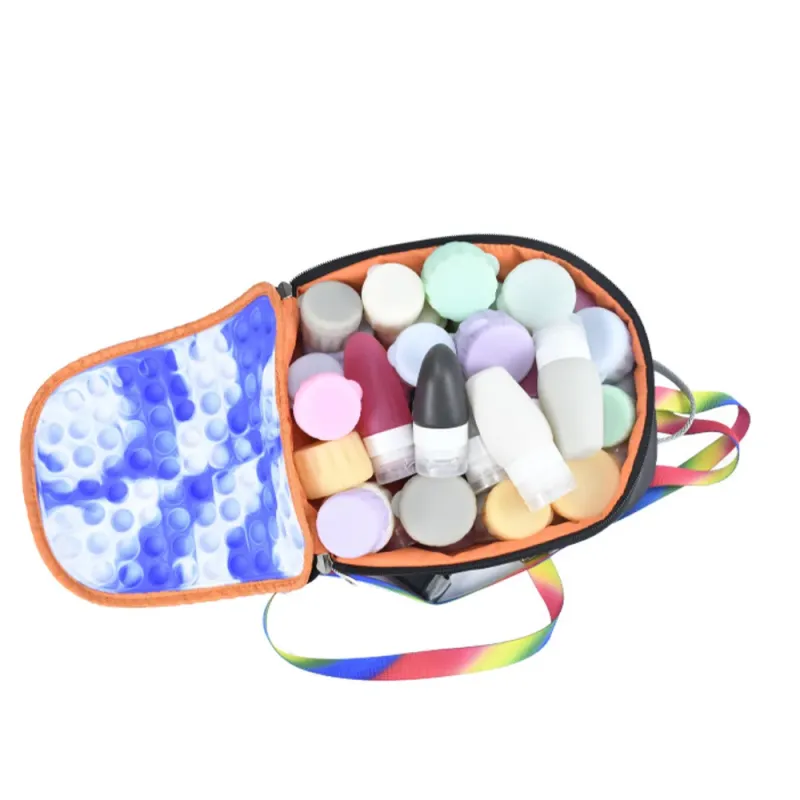 TOYSRUNNER Fast Shipping Silicone Fidget Backpack Pop Quality School Kids Bubble Book Bag on Medium Pop Backpack