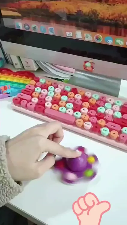 24 Toys Fidget Calendar Advent Figit Pop Poppit Felt Advent Calendar for Kid