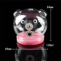 2022 Education Scented Wholesale Slime Accessories Round Bear Container Slime Container
