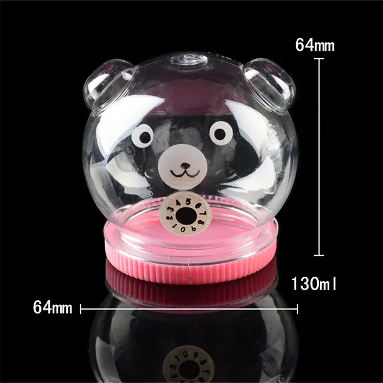 2022 Education Scented Wholesale Slime Accessories Round Bear Container Slime Container
