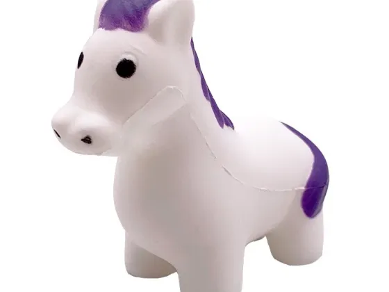 2020 New Hot Sale Squeeze Horse Anti Stress Charms Children Squishy Horse Toys