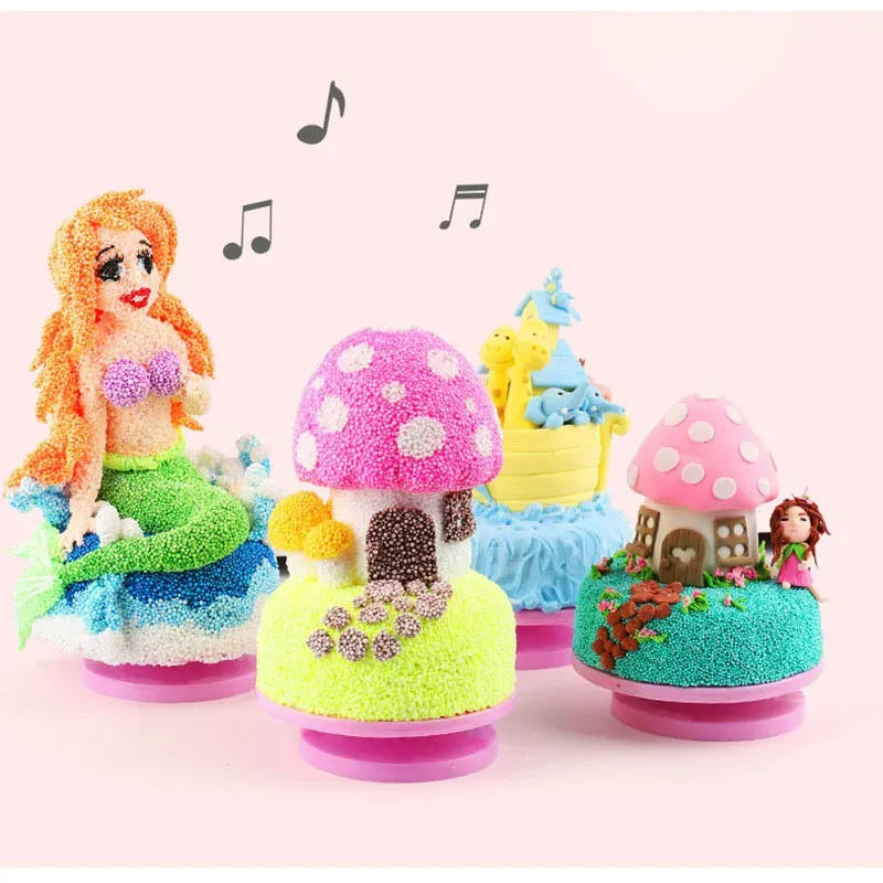 Hot Selling Educational Toys Daiso Polymer Clay Playdough Kit Set Snow Clay