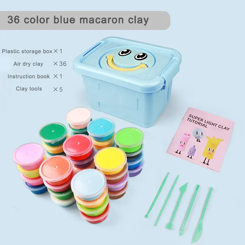 Hot Sale Kids Educational Toys Super Light Soft Clay, DIY air Dry Modeling Polymer Clay