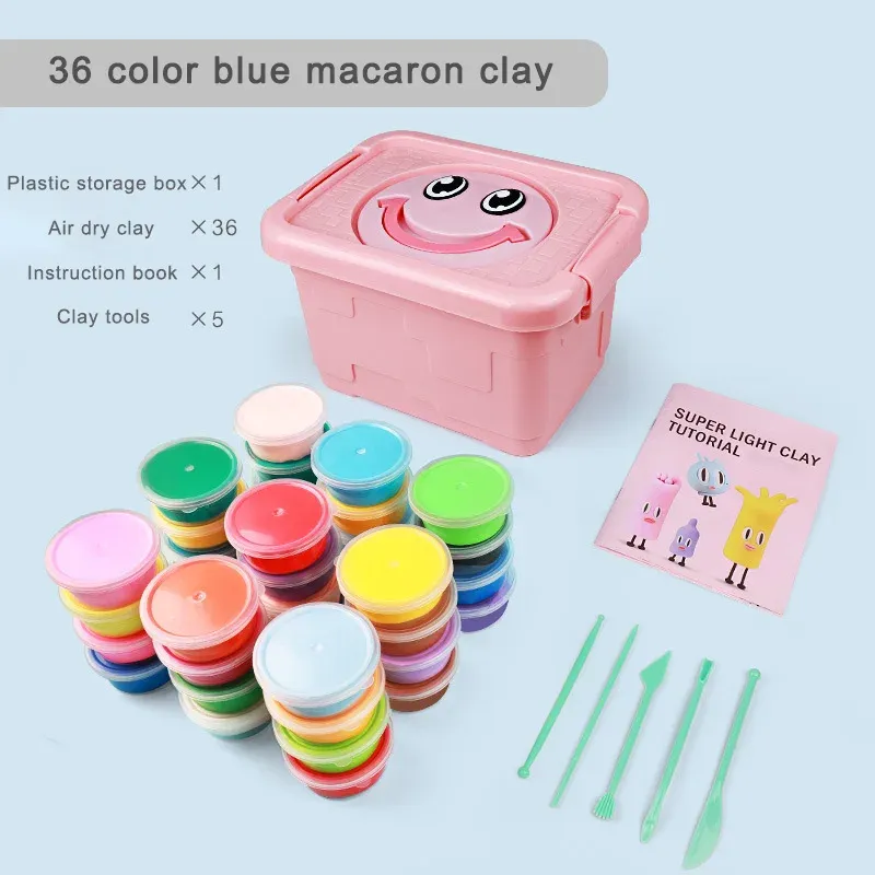 Hot Sale Kids Educational Toys Super Light Soft Clay, DIY air Dry Modeling Polymer Clay