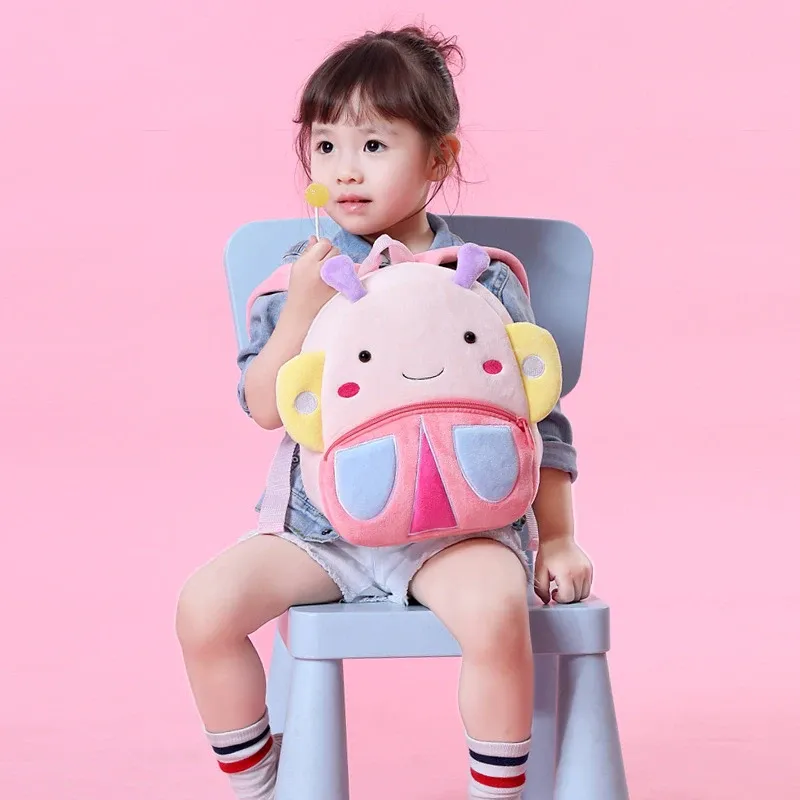 2020 3D Kids Children Cute Animals Baby Zoo Cartoon Unicorn Girls Plush Backpacks Bags School Bags for Kids