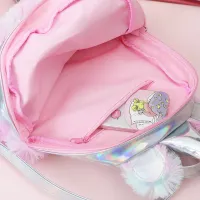 2020 New Kids Toys Rainbow Backpack Colors Laser Girls Fashion Soft Plush Unicorn School Bags