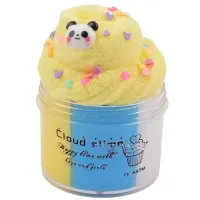 Kids Dough unicorn Charms Playdough Slime Water Set Baby Clay Toys Big Jar Kit Playdough Slime