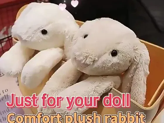 Long Ears Bunny Plush Toys Doll Christmas Catnap Figure Kawaii Plushes Stuffed Animal Toys 10Cm Manufacturer Bunny Plush Toys